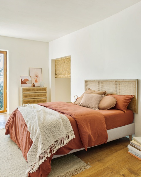 Изголовье Rexit из дерева минди и ротанга 165 x 65 cm от интернет-магазина IDODOM.RU