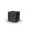 Кашпо Icelandic Cube DB графитового цвета