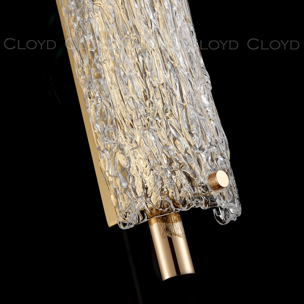 Бра Cloyd MONDIAL W1 / выс. 46 см - золото (арт.20444) от интернет-магазина IDODOM.RU