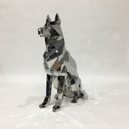 Немецкая овчарка.   Финиш: Полировка. Цвет: Хром. от интернет-магазина IDODOM.RU