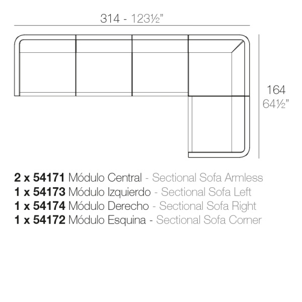 Модульный диван Ulm от интернет-магазина IDODOM.RU