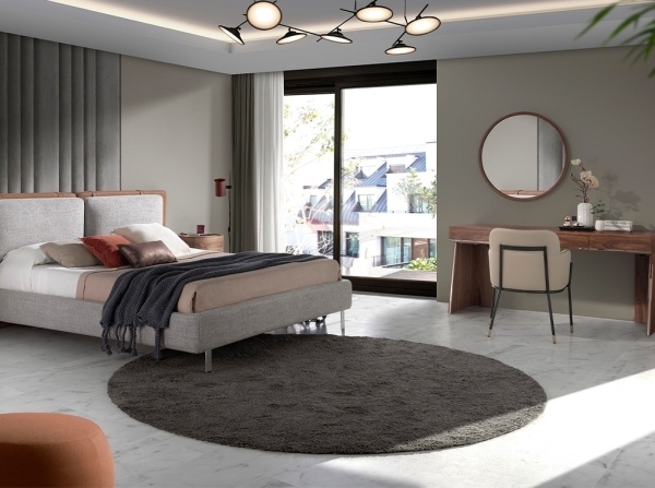 Стул CH21035/4106 из бежевой экокожи с металлическим каркасом от интернет-магазина IDODOM.RU