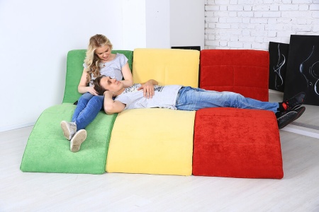 Лежак шезлонг Велле - Хеппи велюр