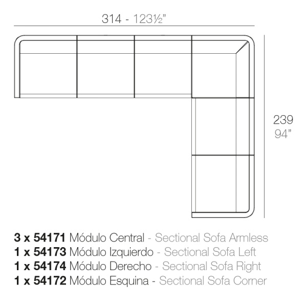Модульный диван Ulm от интернет-магазина IDODOM.RU