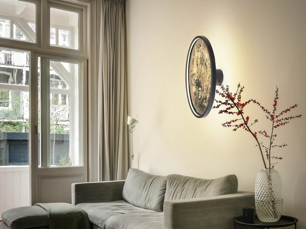 Настенный/потолочный светильник Stone CCT- черный LED D60 от интернет-магазина IDODOM.RU