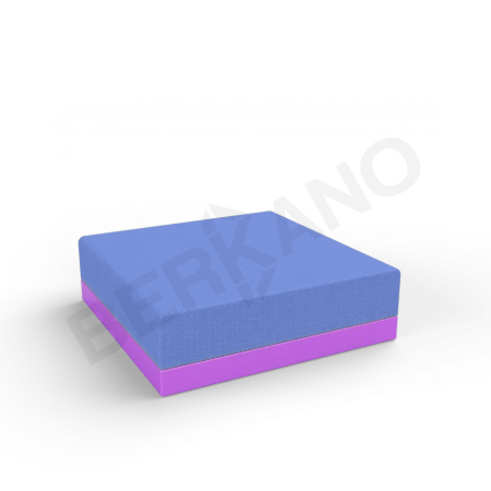 Пуф Quarter modular с подушками Deep Violet, Navy