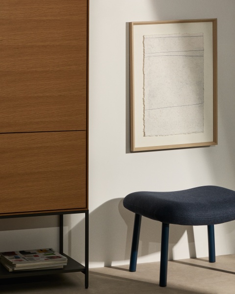 Durkan Абстрактная картина на переработанной бумаге белая 50 x 70 см от интернет-магазина IDODOM.RU