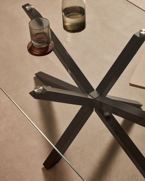 Стол журнальный Argon черный металл от интернет-магазина IDODOM.RU