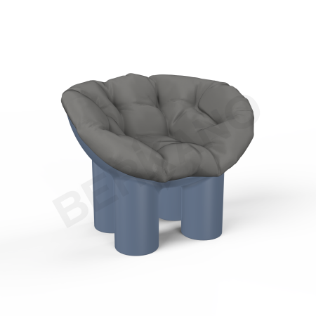 Кресло SLON Kids Wave Blue, Graphite
