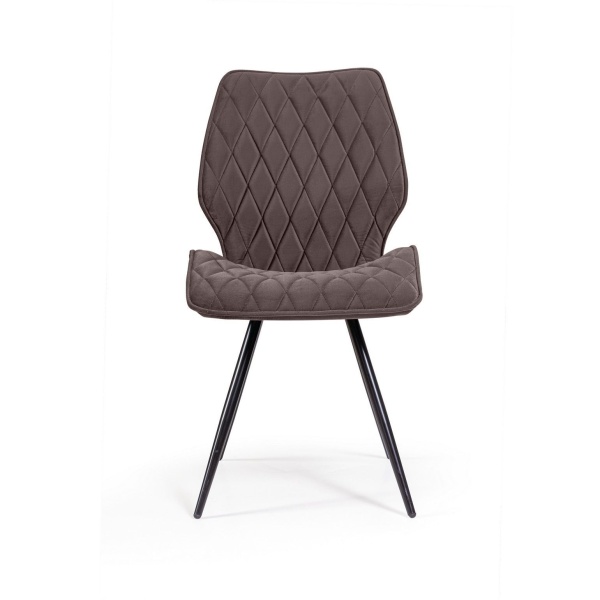 Стул Flash ромб, бархат антрацит 14 от интернет-магазина IDODOM.RU