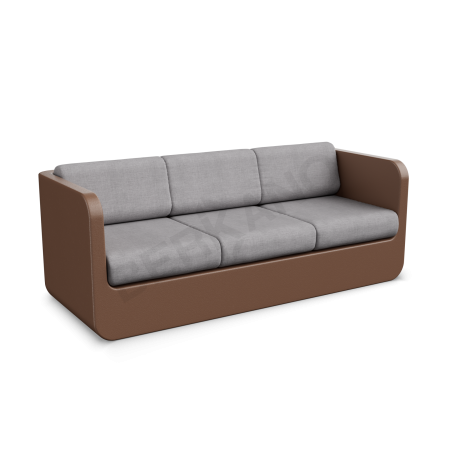 Диван Grace с подушками Brown, Gray