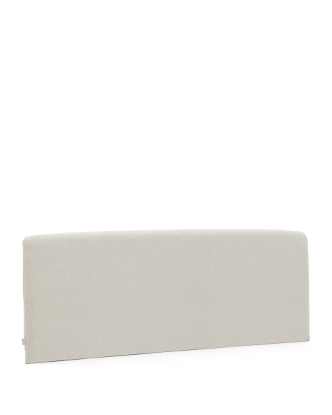 Изголовье Valma из жемчужного шенилла со съемным чехлом для кровати 180 x 200 см от интернет-магазина IDODOM.RU