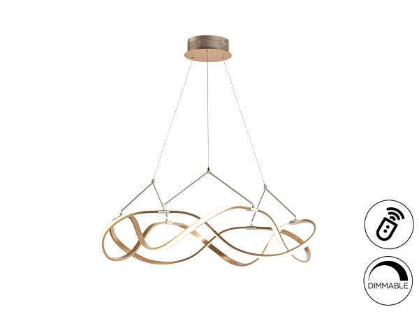 Подвесной светильник Molly 80Ø  розовое золото DIM от интернет-магазина IDODOM.RU