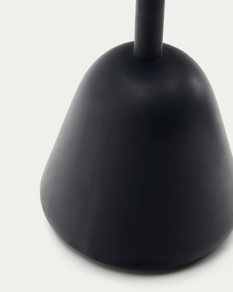 Журнальный столик Saura черный со столешницей из натуральной акации от интернет-магазина IDODOM.RU