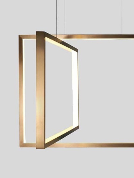 Подвесной светильник Frame 120x50 cm бронзовый от интернет-магазина IDODOM.RU