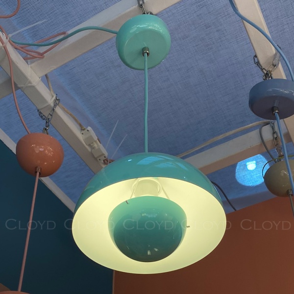 Подвесной светильник Cloyd ERMA-B P1 / Ø23 см - мятный (арт.11394) от интернет-магазина IDODOM.RU