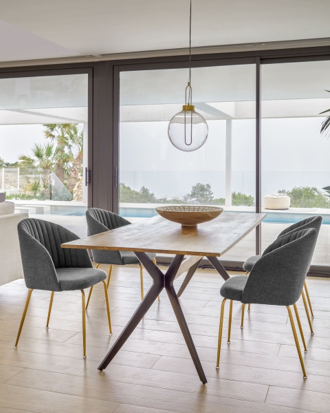 Стол Amethyst 160х90 античный дуб от интернет-магазина IDODOM.RU