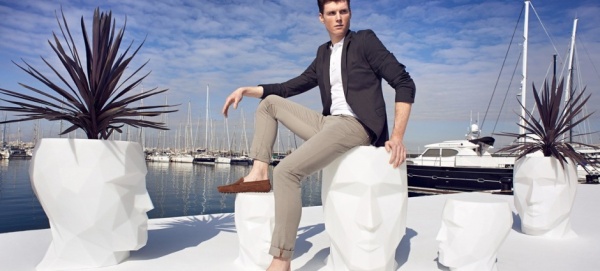 Кашпо Adan матовое белое 41x30x42 от интернет-магазина IDODOM.RU