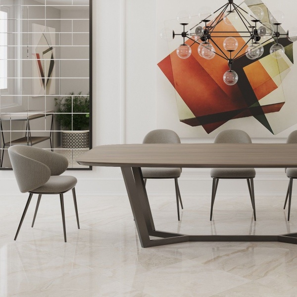 Стол овальный BENZ 160, шпон от интернет-магазина IDODOM.RU