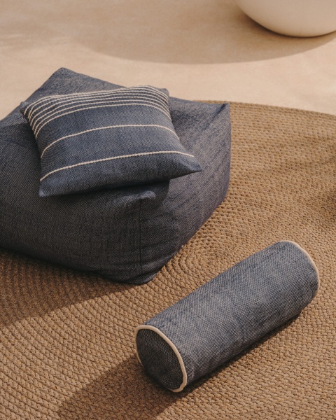 Пуф Vedell синий 100% ПЭТ 60 x 60 от интернет-магазина IDODOM.RU