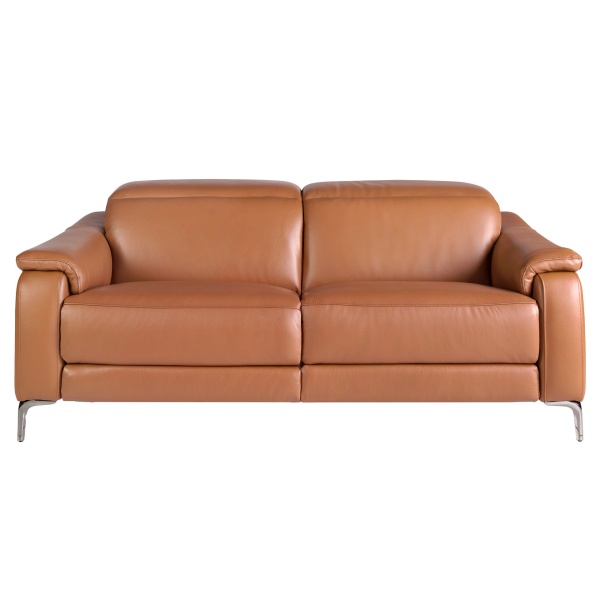 Диван 3-х местный с реклайнером 6181/KM6132-3P-M5676 из коричневой кожи от интернет-магазина IDODOM.RU