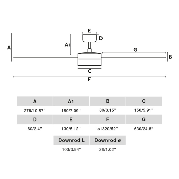 Потолочный вентилятор CRUISER L Ш1320MM белый 3 PALAS 18W LED DIM TUYA от интернет-магазина IDODOM.RU