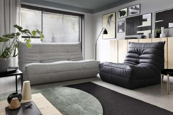 Диван ДеФранс™️ прямой 2-х местный - Эконом микровелюр