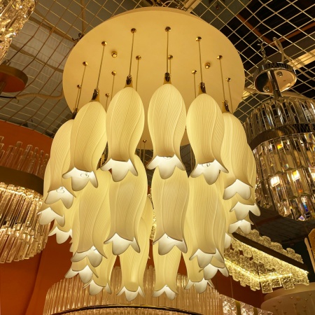 Люстра Cloyd ARGANA C26 / Ø50 см - керамика - белый (арт.10806) от интернет-магазина IDODOM.RU