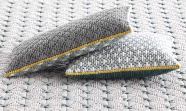 Подушка Silai Celadon - Light grey 60x35 от интернет-магазина IDODOM.RU