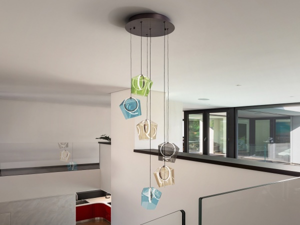 Люстра Ingrid 6L разноветная от интернет-магазина IDODOM.RU