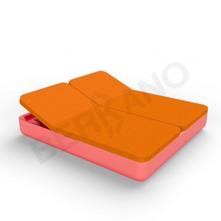 Шезлонг Grace Double Chili Red, Orange