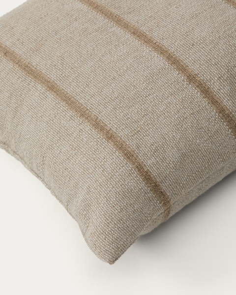 Чехол для подушки Disis с бежевыми полосками 45 x 45 см от интернет-магазина IDODOM.RU