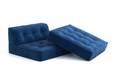 Комплект со спинкой Гоа - Эконом микровелюр