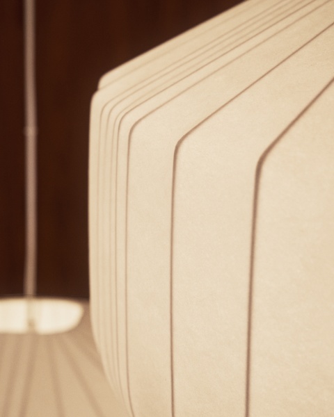 Подвесной светильник Somar из синтетических волокон и стали диаметром 51 см от интернет-магазина IDODOM.RU