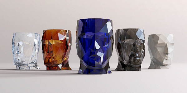 Кашпо Adan Nano Glossy янтарное от интернет-магазина IDODOM.RU