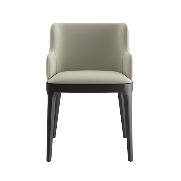 Стул с подлокотниками Magda, массив бук, велюр бежевый от интернет-магазина IDODOM.RU