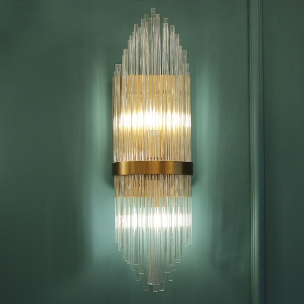 Бра Cloyd CADANCE-A W2 / выс. 60 см - латунь брашир. (арт.20155) от интернет-магазина IDODOM.RU