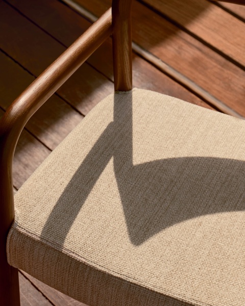 Стул Falconera со съемным чехлом из массива дуба с отделкой орех FSC Mix Credit от интернет-магазина IDODOM.RU