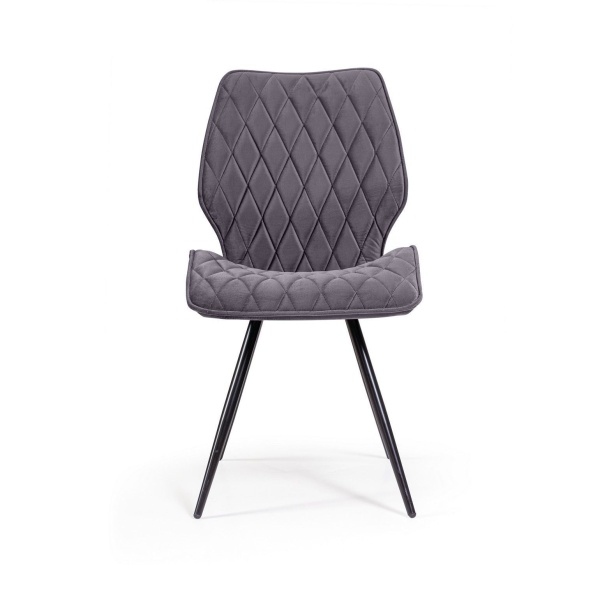 Стул Flash ромб, бархат серый 27 от интернет-магазина IDODOM.RU
