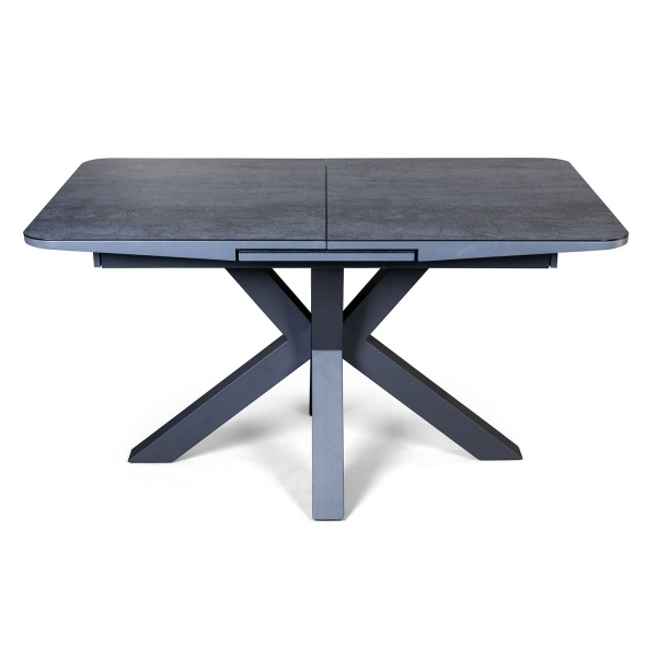 Стол раскладной Lincoln (160+40 см) глазурованное стекло черный от интернет-магазина IDODOM.RU