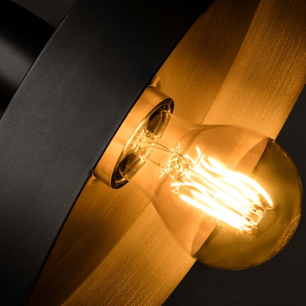 Люстра Whizz 3L черная / золотая от интернет-магазина IDODOM.RU