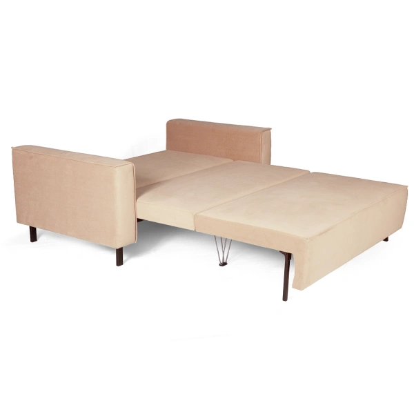 Club диван-кровать прямой, велюр Frost beige от интернет-магазина IDODOM.RU