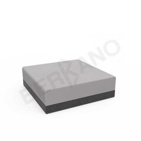Пуф Quarter modular с подушками Black Granite, Gray