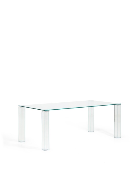 Стол Adularia из прозрачного закаленного стекла 200 x 100 см от интернет-магазина IDODOM.RU