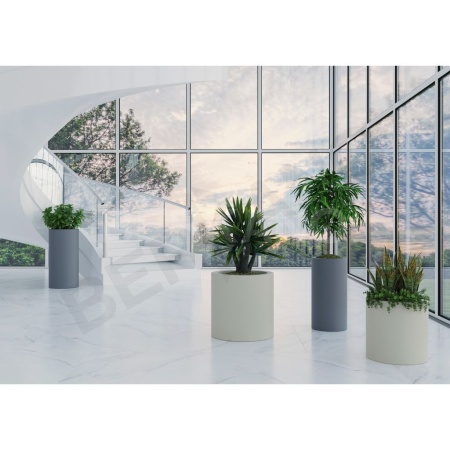 Кашпо Cilindro 60 Snow White от интернет-магазина IDODOM.RU