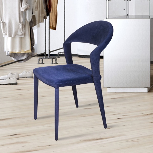 Стул Asti, бархат синий от интернет-магазина IDODOM.RU