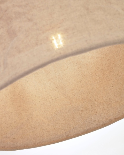 Потолочный плафон Mariela из льна с бежевой отделкой Ø 50 см от интернет-магазина IDODOM.RU