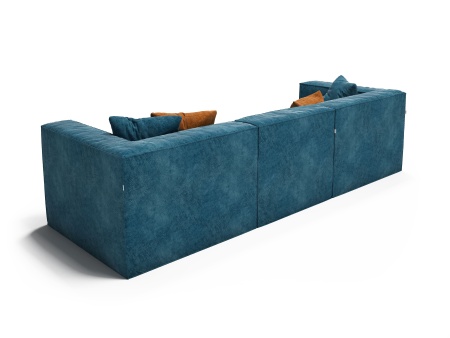 Диван Фри ДФ002 прямой трехместный - Эконом микровелюр