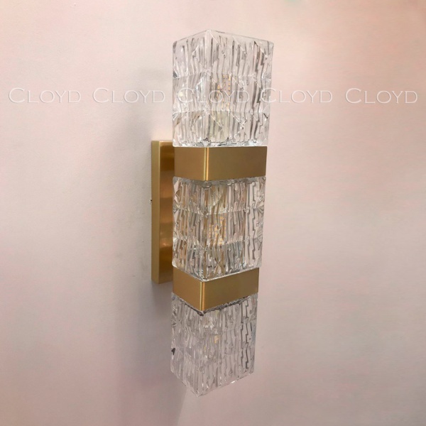 Бра Cloyd CORUND-A W3 / выс. 42 см - латунь (арт.20272) от интернет-магазина IDODOM.RU