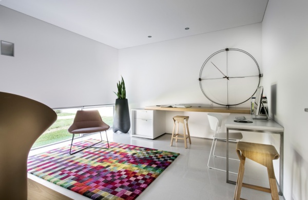 Настенные часы Delmori черный/хром/орех от интернет-магазина IDODOM.RU